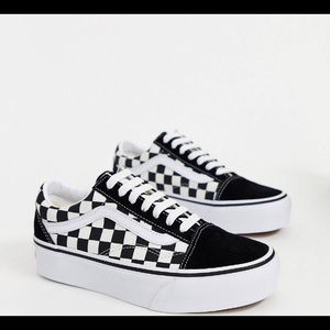 Vans Checker Platform Sneakers